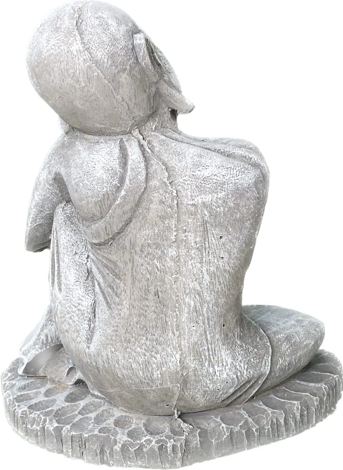 Artikelbild 5 des Artikels “Amal - Buddha entspannt - linkes Knie hoch, 25 cm H | Steinguss “
